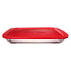 MARINEX RECTANGULAR ROASTER WITH RED PLASTIC LID, 2.9L