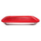 MARINEX RECT. ROASTER WITH RED PLASTIC LID, 2.9LT (395X240X53MM)