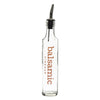 REGENT ROUND PRINTED OLIVE OIL & BALSAMIC VINEGAR BOTTLES WITH POURERS EA, 250ML