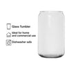 REGENT CAN SHAPE GLASS TUMBLER, 400ML