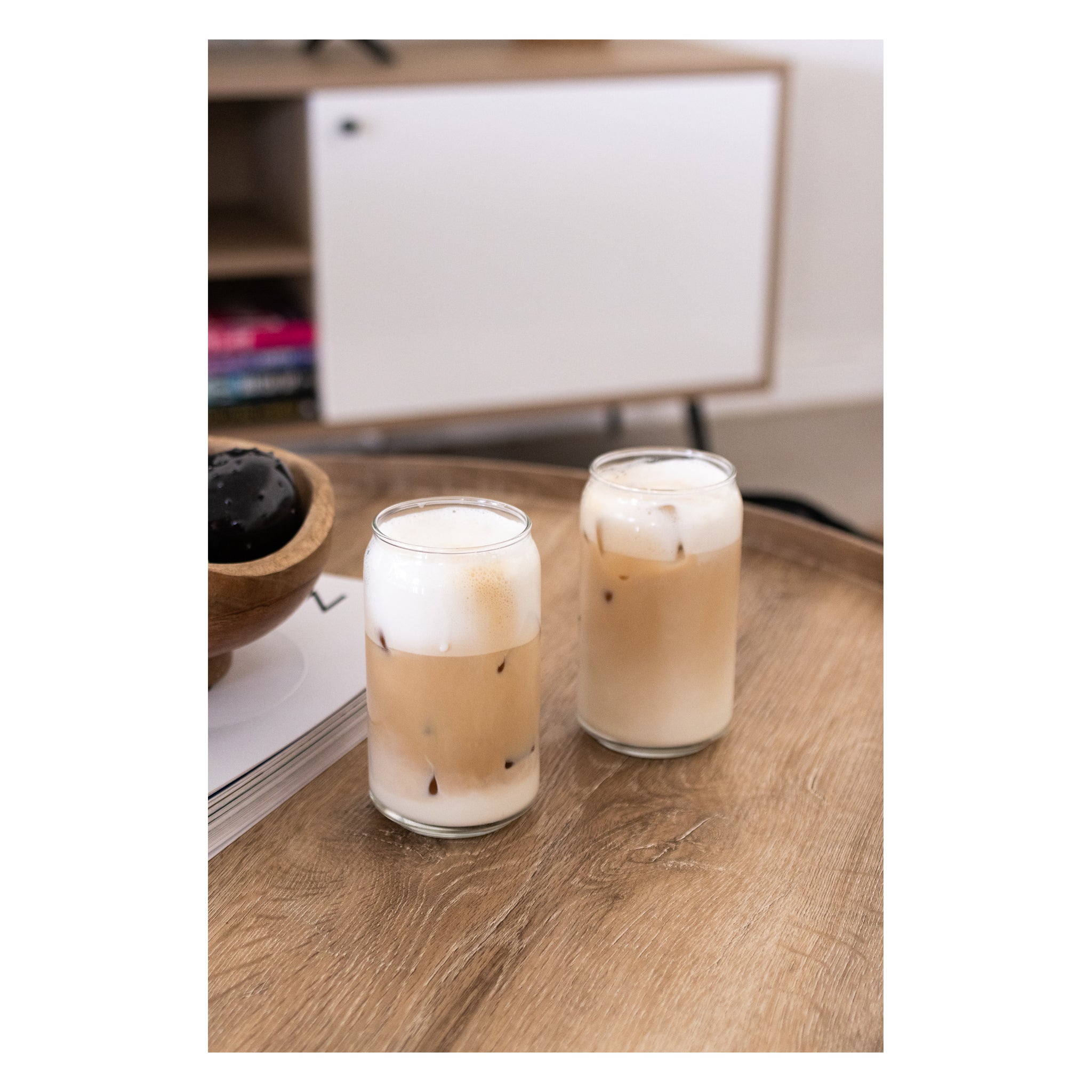 REGENT CAN SHAPE GLASS TUMBLER, 400ML