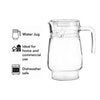 REGENT GLASS WATER JUG WITH CLEAR LID, 1.6L [CATERING]
