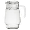 REGENT GLASS WATER JUG WITH CLEAR LID, 1.6L [CATERING]