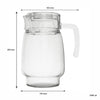 REGENT GLASS WATER JUG WITH CLEAR LID, 1.6L [CATERING]