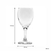 REGENT ROMANTIC STEMMED WINE GLASS, 300ML