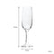 REGENT STEMMED CHAMPAGNE FLUTE 4 PACK, (215ML)