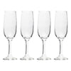 REGENT STEMMED CHAMPAGNE FLUTE 4 PACK, (215ML)