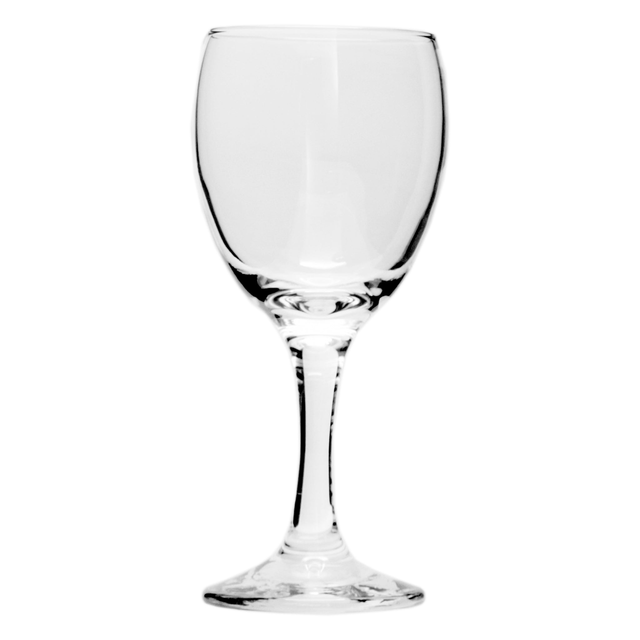 REGENT STEMMED WHITE WINE GLASSES 4PK, 250ML