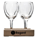 REGENT STEMMED WHITE WINE GLASS 4 PACK TRAY, (250ML)