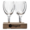REGENT STEMMED WHITE WINE GLASS 4 PACK TRAY, (250ML)
