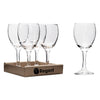 REGENT STEMMED WHITE WINE GLASS 4 PACK TRAY, (250ML)