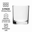 REGENT WHISKEY GLASS 6PK, 335ML