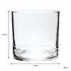 REGENT WHISKEY GLASS TUMBLERS 6PK, 265ML