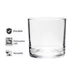 REGENT WHISKEY GLASS TUMBLERS 6PK, 265ML