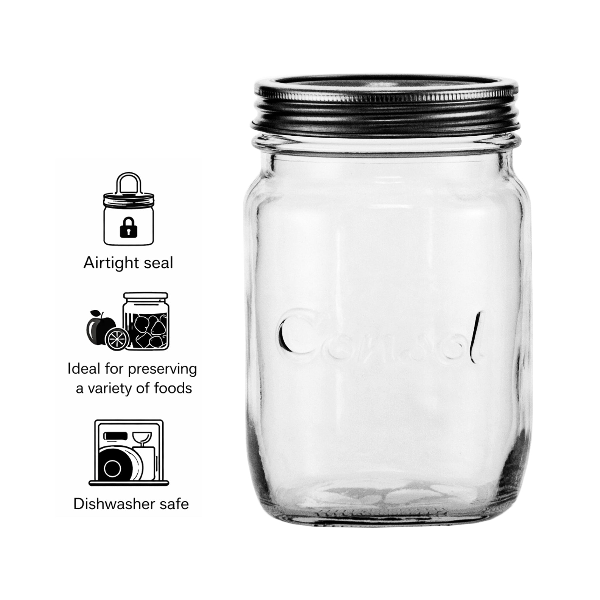 CONSOL PRESERVE JAR, 250ML