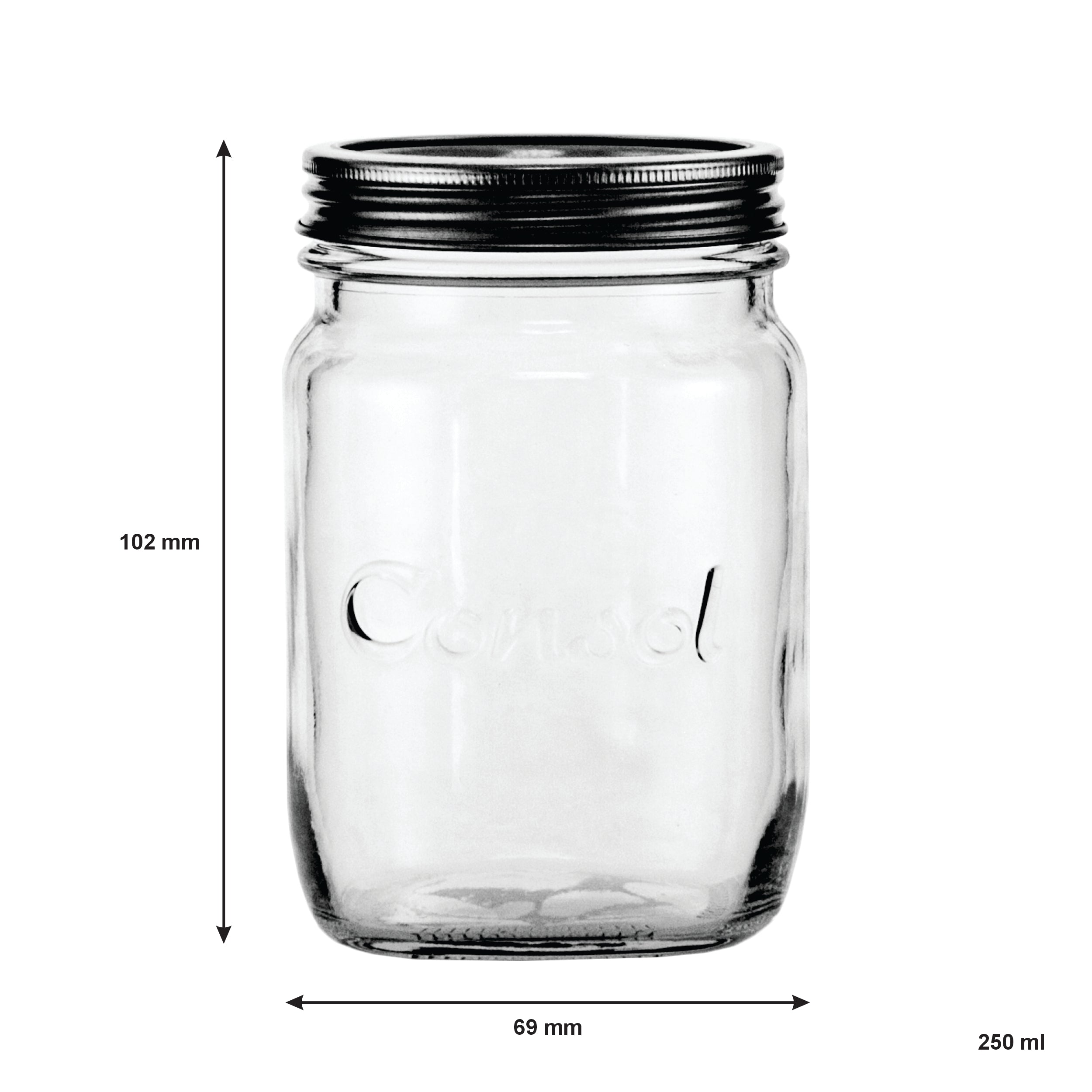 CONSOL PRESERVE JAR, 250ML