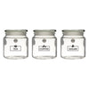 REGENT GLASS TEA, COFFEE AND SUGAR CANISTERS 3PK SET, 550ML