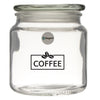 REGENT GLASS TEA, COFFEE AND SUGAR CANISTERS 3PK SET, 550ML