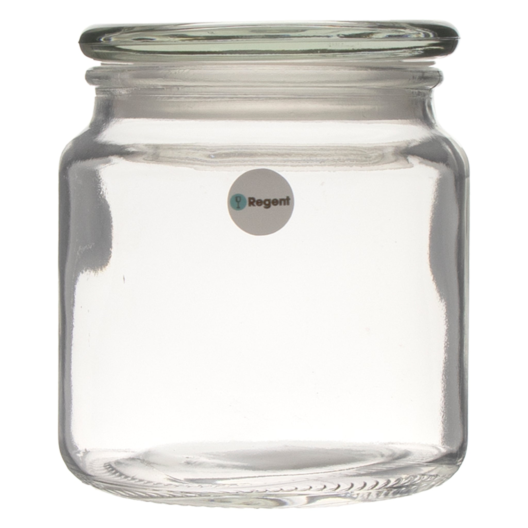 REGENT GLASS TEA, COFFEE AND SUGAR CANISTERS 3PK SET, 550ML