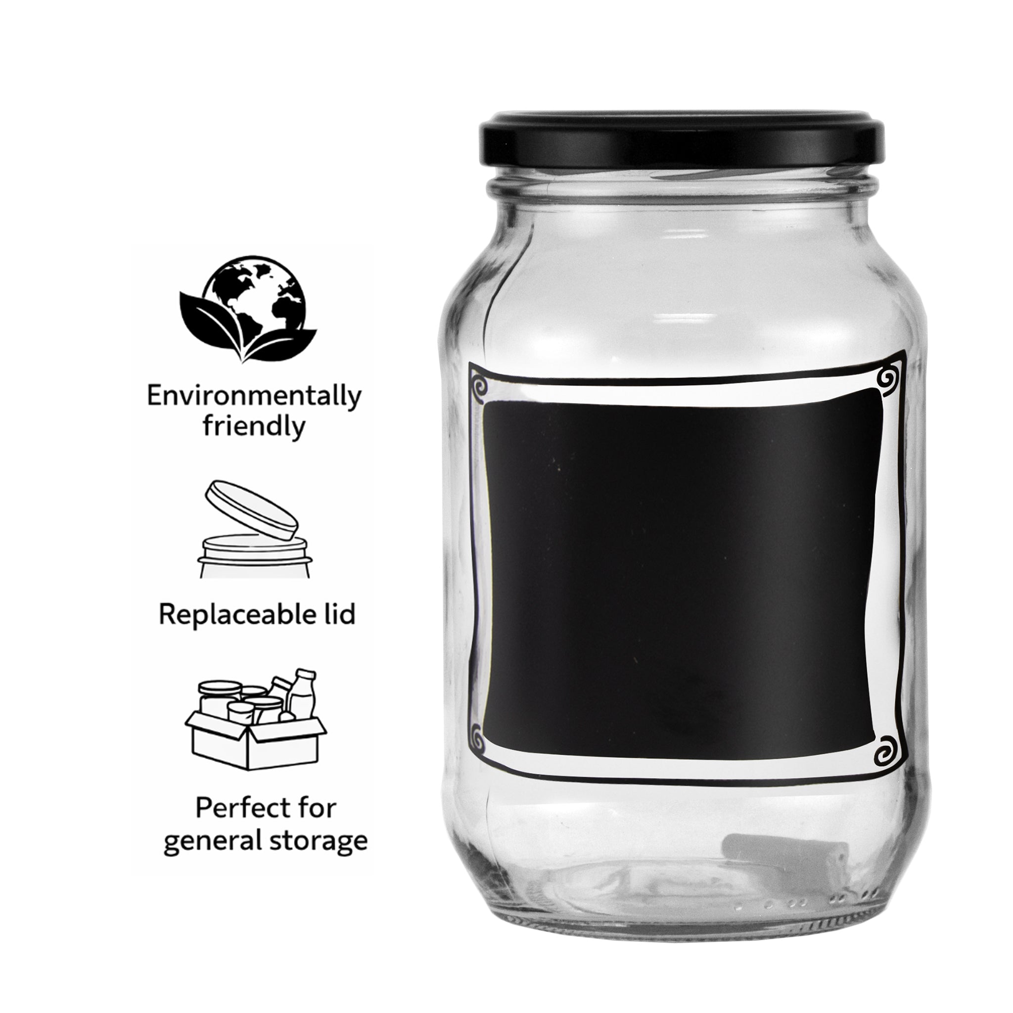 REGENT CHALKBOARD NOTES JARS 4PK, 1L