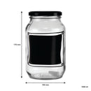 REGENT CHALKBOARD NOTES JARS 4 PACK, 1LT (170X100MM DIA)