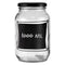 REGENT CHALKBOARD NOTES JAR, 1LT (170X100MM DIA)