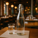 REGENT GLASS BOTTLES WITH WHITE CLIP TOP LIDS 6PK, 500ML