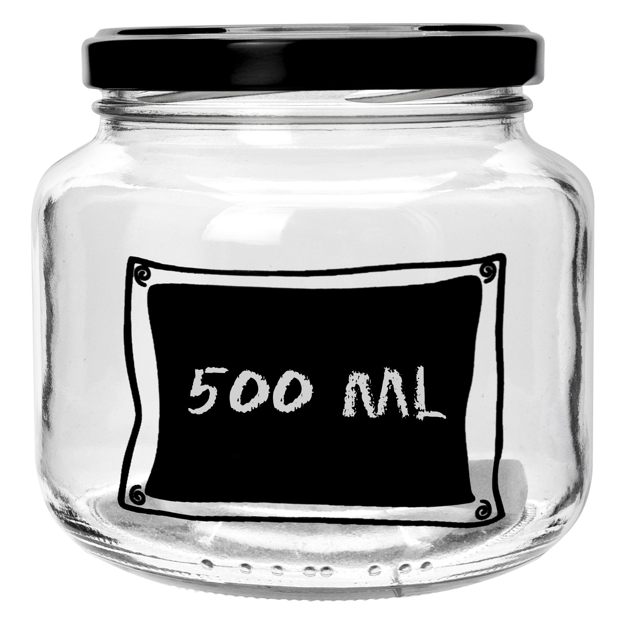 REGENT CHALKBOARD NOTES JARS, 500ML