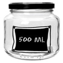 REGENT CHALKBOARD NOTES JARS, 500ML (95X100MM DIA)