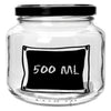 REGENT CHALKBOARD NOTES JARS, 500ML (95X100MM DIA)