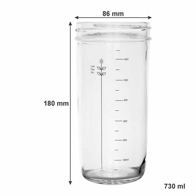 REGENT SOURDOUGH STARTER JAR KIT, 730ML