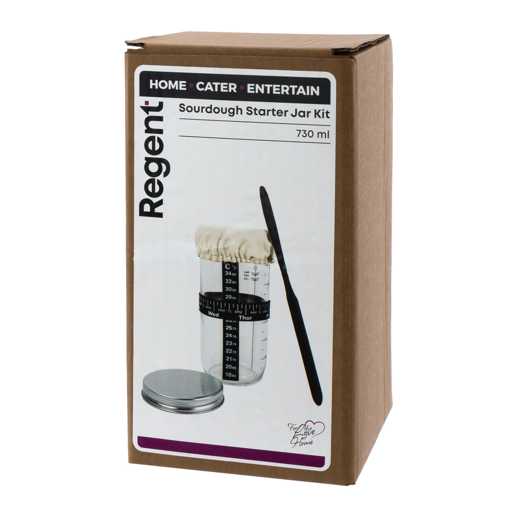 REGENT SOURDOUGH STARTER JAR KIT, 730ML