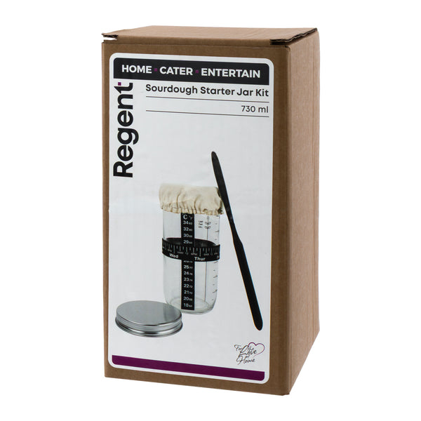 REGENT SOURDOUGH STARTER JAR KIT, 730ML