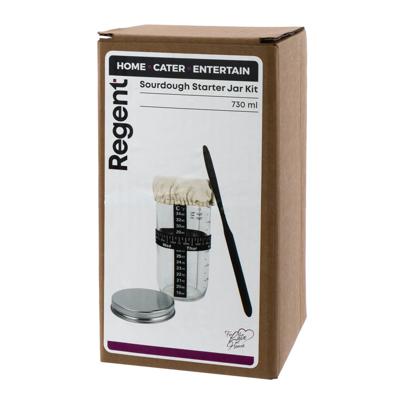 REGENT SOURDOUGH STARTER JAR KIT, 730ML
