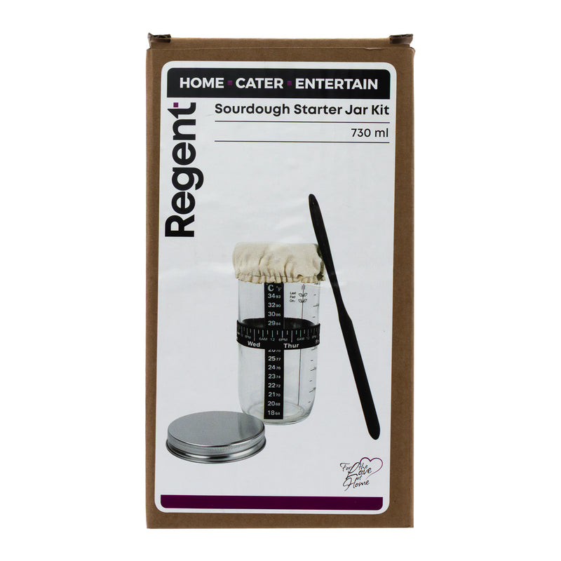REGENT SOURDOUGH STARTER JAR KIT, 730ML