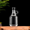 REGENT MINI GLASS BOTTLE WITH RING HANDLE AND BLACK LID 6PK, 40ML