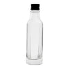 REGENT MINI GLASS BOTTLE WITH BLACK LID 6PK, 50ML
