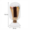 REGENT GLASS MATCHSTICK CLOCHE WITH STRIKER - INCLUDES 40 LONG-STEM MATCHES