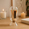 REGENT GLASS MATCHSTICK CLOCHE WITH STRIKER - INCLUDES 40 LONG-STEM MATCHES