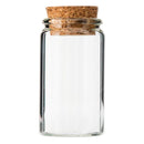 REGENT GLASS BOTTLES WITH CORK LIDS 4PCS, 75ML (47MM DIAX75MM)