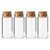 REGENT GLASS BOTTLES WITH CORK LIDS 4PCS, 110ML (47MM DIAX99MM)