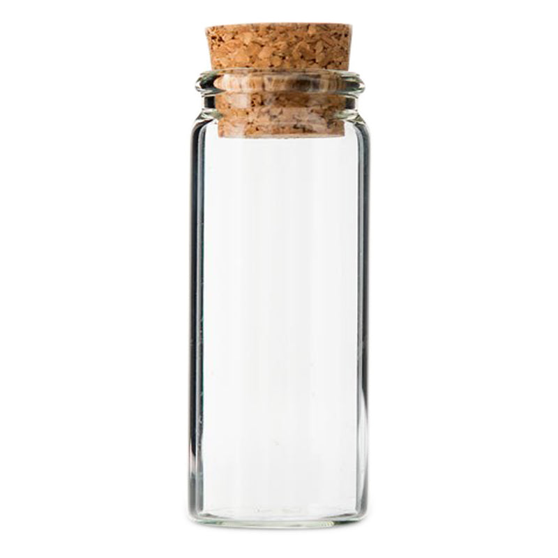 REGENT GLASS BOTTLES WITH CORK LIDS 4PCS, 160ML