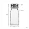 REGENT CLEOPATRA GLASS SALT & PEPPER SHAKERS 6 PACK, 85ML