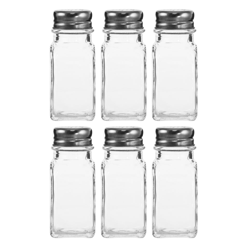 REGENT CLEOPATRA GLASS SALT & PEPPER SHAKERS 6 PACK, 85ML