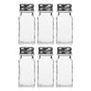 REGENT CLEOPATRA GLASS SALT & PEPPER SHAKERS 6 PACK, 70ML (90X40X40MM)