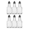 REGENT SQUARE BASE OIL & VINEGAR GLASS BOTTLE 6 PACK, 200ML (148X54X54MM)