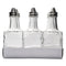 REGENT SQUARE BASE OIL & VINEGAR GLASS BOTTLE 6 PACK, 200ML (148X54X54MM)