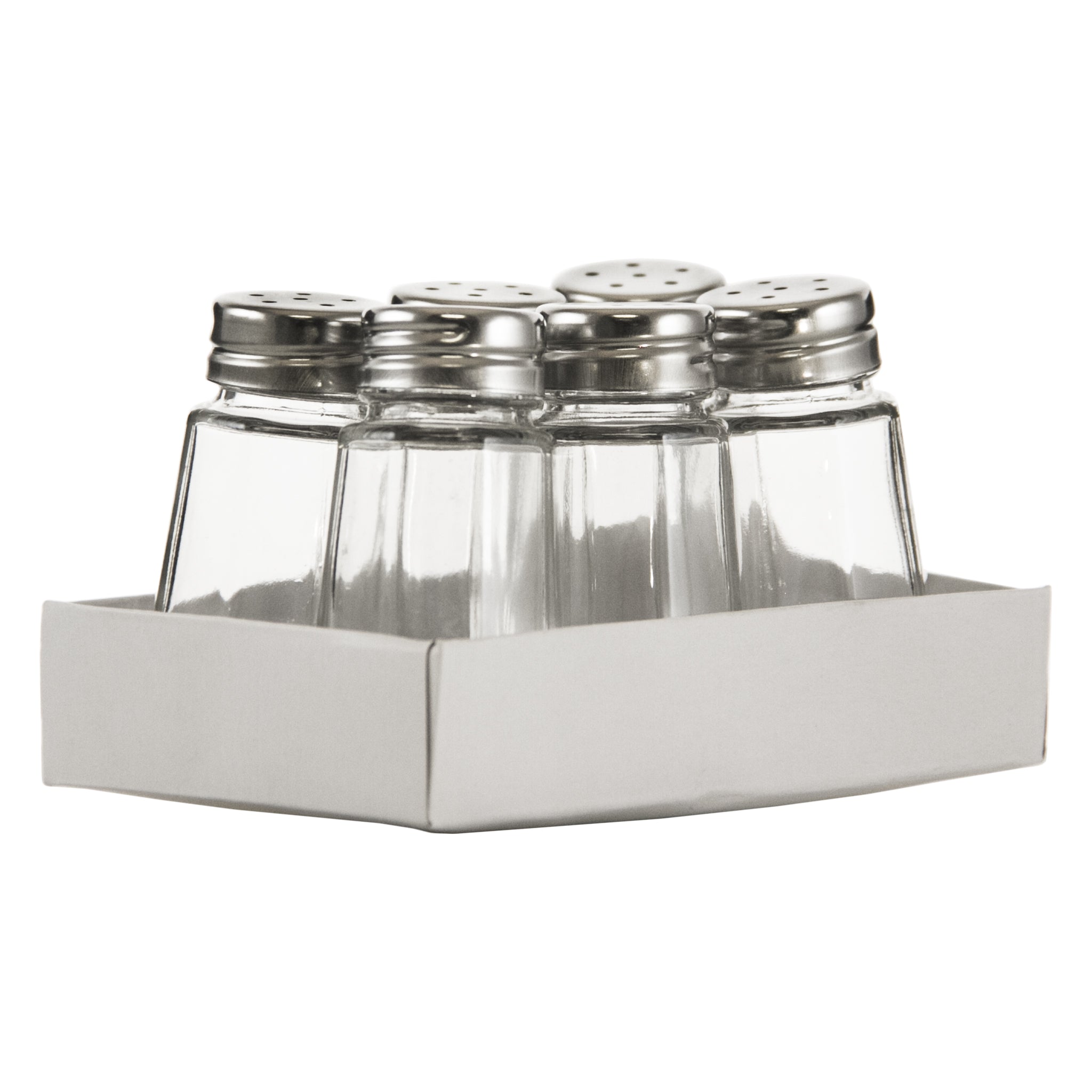 REGENT SALT & PEPPER GLASS SHAKERS 6PK, 35ML