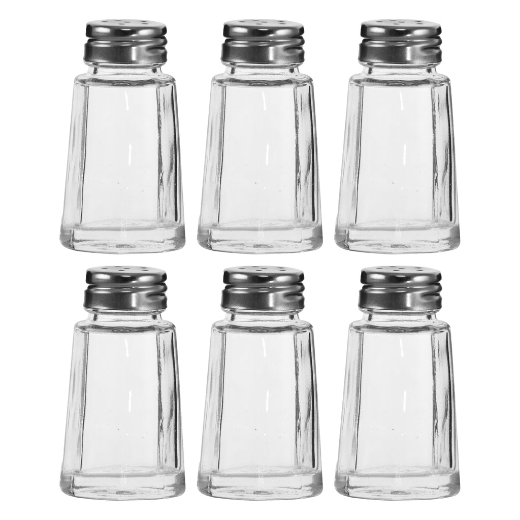 REGENT SALT & PEPPER GLASS SHAKERS 6PK, 35ML