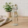 REGENT GLASS BOTTLES WITH WHITE CLIP TOP LIDS 6 PACK, 250ML